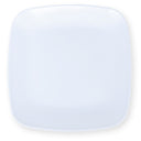 White Beveled Square Plates