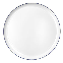 White and Blue Contour Plates