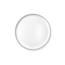 White and Blue Contour Plates