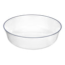 White and Blue Contour Plates