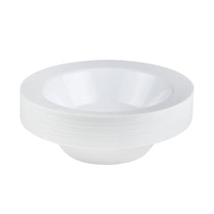 White Elegant Soup Bowl