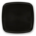 Black Square Tray with Lid