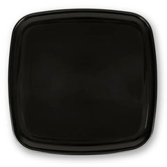 Black Square Tray with Lid