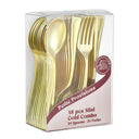 Mini Gold Spoon & Fork Combo