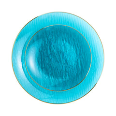 Crystal Teal Plates