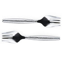 Silver Serving Utensils with Ball Handle