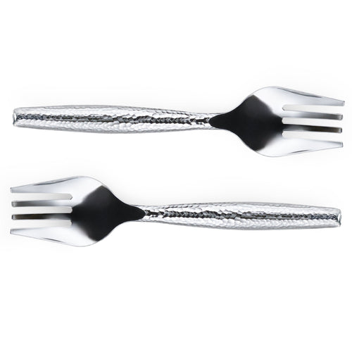 Silver Serving Utensils with Ball Handle