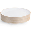 Decorative White & Gold Plates