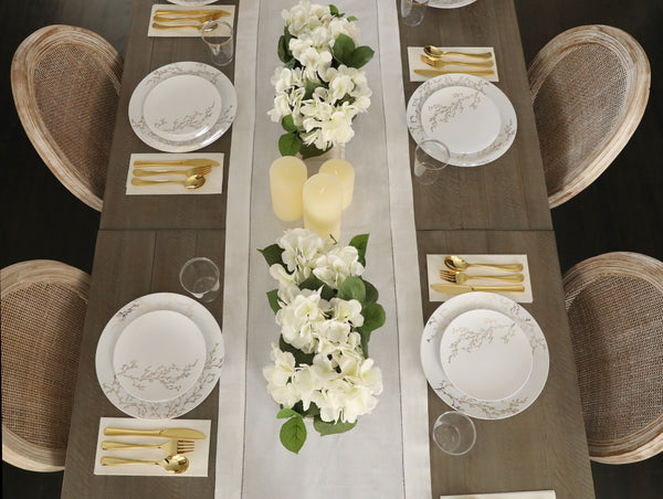 Silver Leaf Combo Plates