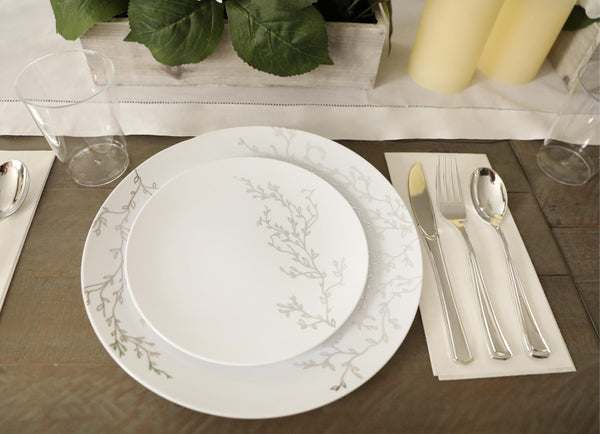 Silver Leaf Combo Plates