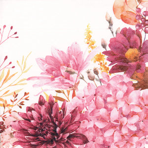 Orla de Crisantemos Pink Napkins
