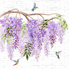 Wisteria & Hummingbirds Napkins