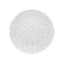 Clear & White Rim Hammered Plates