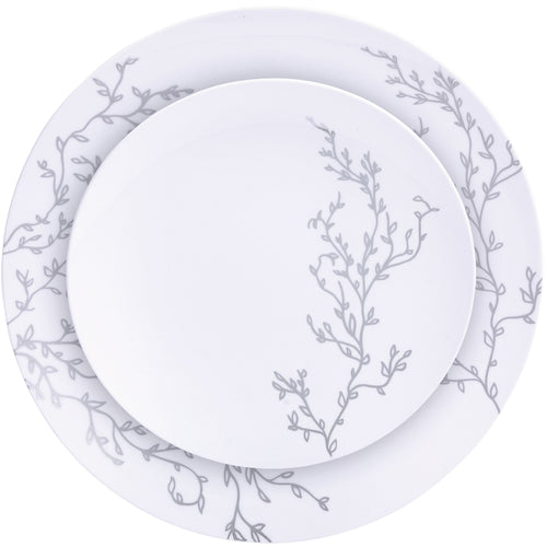 Silver Leaf Combo Plates