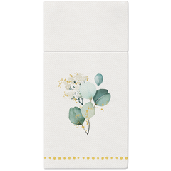 Airlaid Pocket Napkins Golden Eucalyptus