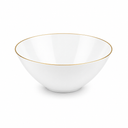 Gilded Pearl White Plastic Bowls