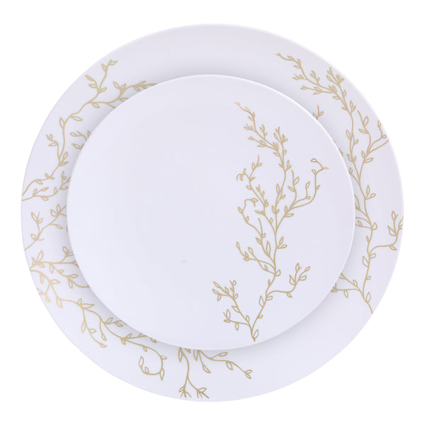 Gold Leaf Plates