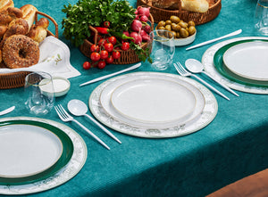 Contour Green and Granite Plates