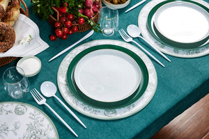 Contour Green and Granite Plates