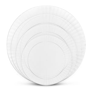 Decorative Acrylic Round Dessert Plates