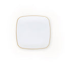 Gilded Pearl Square Plates