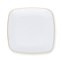 Gilded Pearl Square Plates