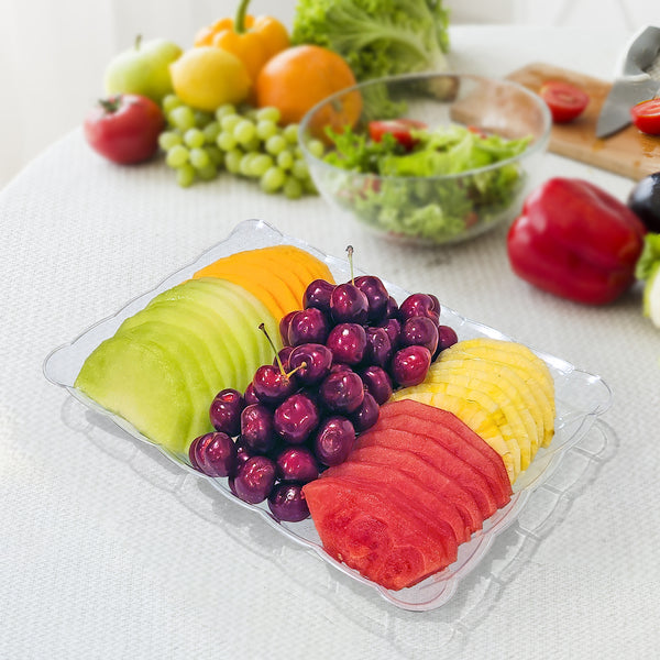 Classic 9 x 13 Clear Plastic Serving Tray
