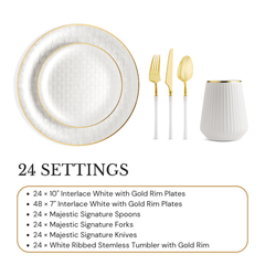 Interlace Party Tableware Set