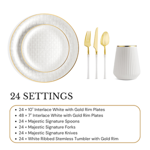 Interlace Party Tableware Set