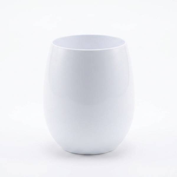 White Stemless Wine Tumbler
